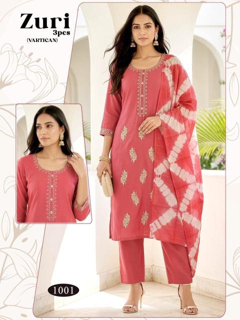 Desi kudi zuri 3pcs surat kurti wholesale market